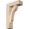 Ekena Millwork Olympic Block Smooth Bracket w/ Offset Brace, Douglas Fir, 5 1/2"W x 16"D x 24"H BKT0604X16X24OLY05SDF - alternate 1